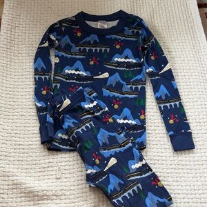 Hanna Andersson Polar Express Train Pajama Set